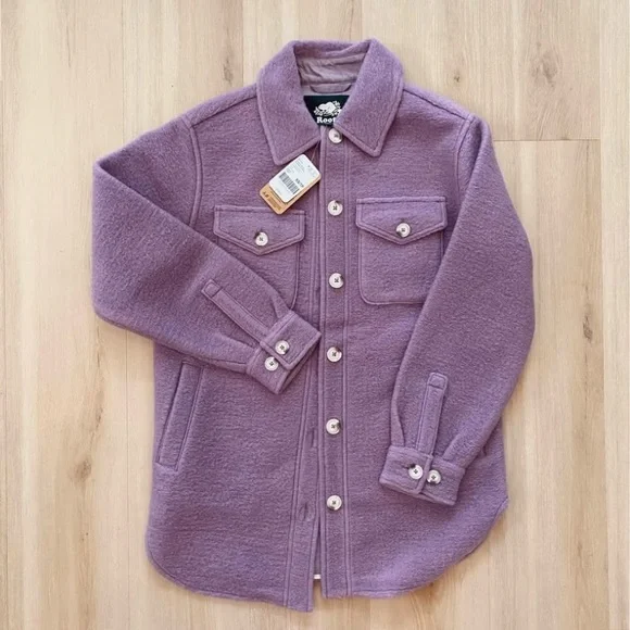 Roots Button-Front Spring Shacket - Picture 1 of 2